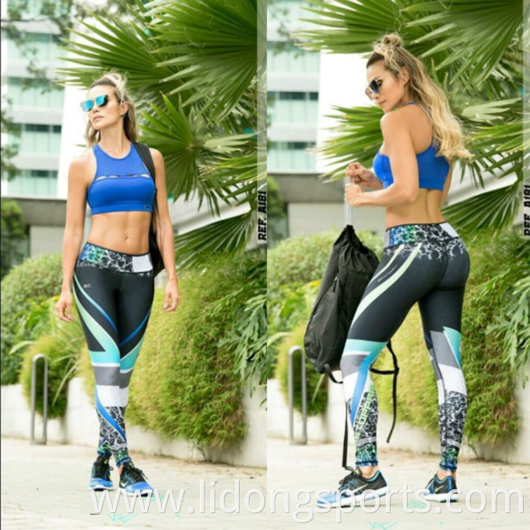 Ladies High Quality Athletic Sports Legging Fitness Yoga wear Women Tights